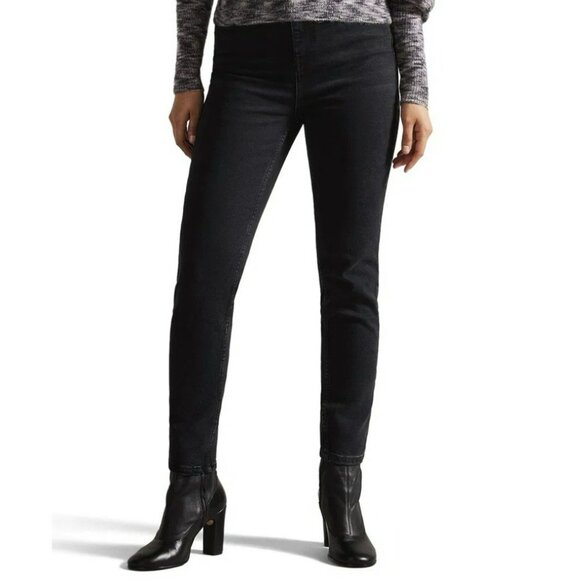 NWT Ted Baker London Skinny Washed Black Jean Size 26 - Picture 1 of 14